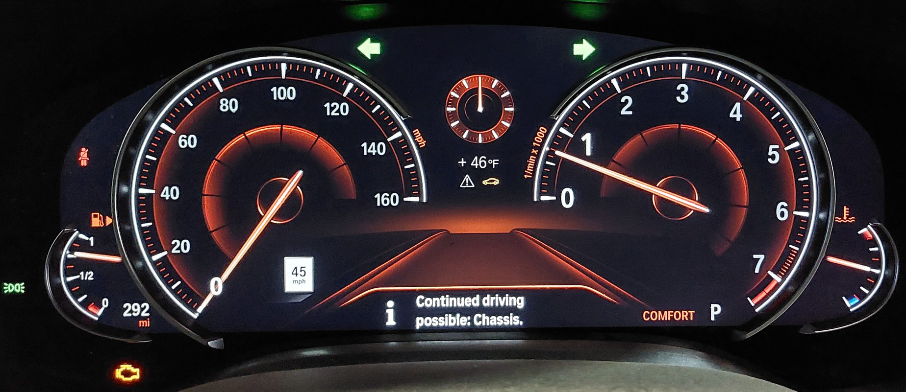 16-20 BMW 5 6GT 7 X3 G01 G11 G30 G32 SPEEDOMETER INSTRUMENT GAUGE CLUSTER (137k) — exact item pictured